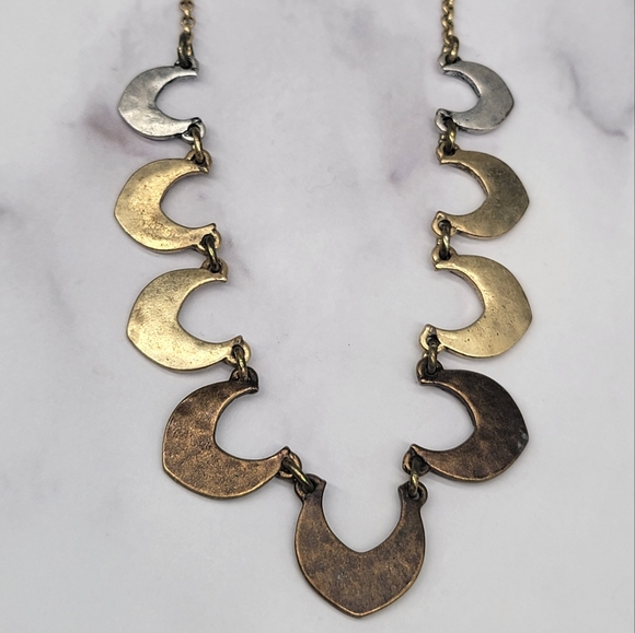 Lucky Brand Tricolor Metal Necklace - Picture 7 of 8